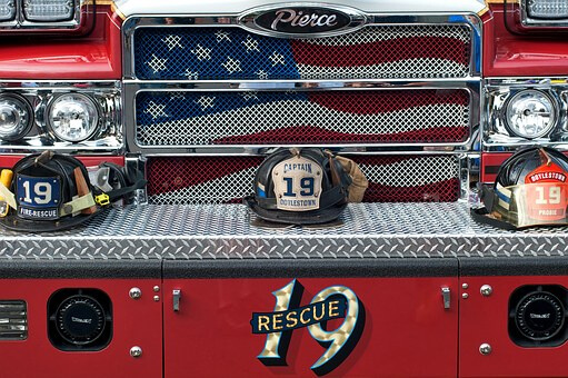 Front of fire engine 19
